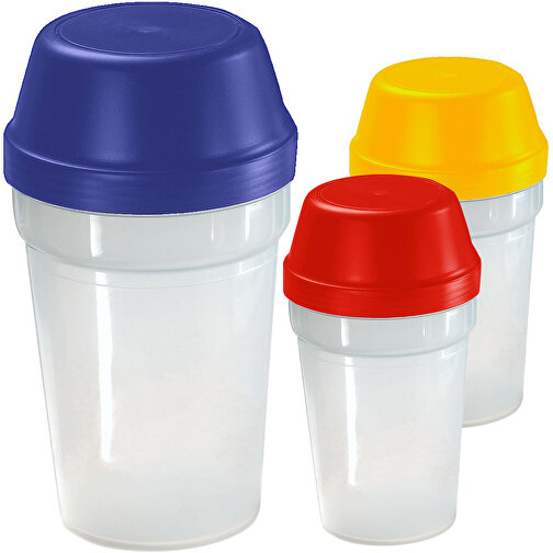 Shaker 'Multi' 0,3 L , transparent/standard-gelb, Kunststoff, 15,60cm (Höhe), Bild 2