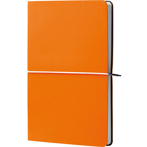 Bullet Journal A5 Softcover , orange, PVC & Papier, 21,00cm x 1,40cm x 14,50cm (Länge x Höhe x Breite), Bild 1
