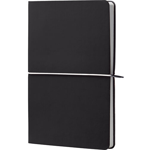Bullet Journal A5 Softcover , schwarz, PVC & Papier, 21,00cm x 1,40cm x 14,50cm (Länge x Höhe x Breite), Bild 1