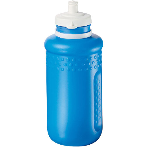 Trinkflasche 'Fahrrad' 0,5 L Mit Saugverschluss , blau, Kunststoff, 19,70cm (Höhe), Bild 1
