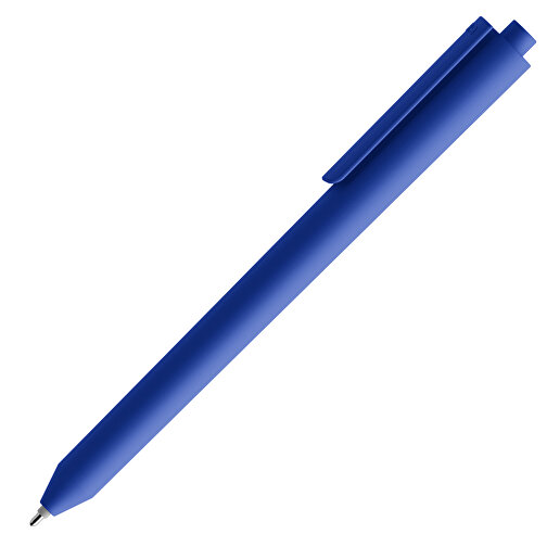 Pigra P03 Push Kugelschreiber , dunkelblau, ABS-Kunststoff, 14,00cm x 1,30cm (Länge x Breite), Bild 4