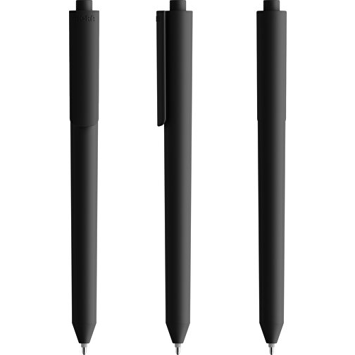 Pigra P03 Push Kugelschreiber , schwarz, ABS-Kunststoff, 14,00cm x 1,30cm (Länge x Breite), Bild 6