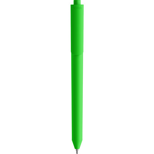 Pigra P03 Push Kugelschreiber , grün, ABS-Kunststoff, 14,00cm x 1,30cm (Länge x Breite), Bild 3