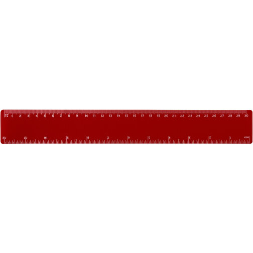 Rothko 30 Cm Kunststofflineal , rot, PP Kunststoff, 31,30cm x 0,10cm x 4,20cm (Länge x Höhe x Breite), Bild 1