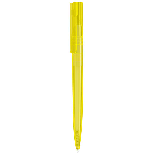 RECYCLED PET PEN Switch Transparent , uma, gelb, Kunststoff, 14,99cm (Länge), Bild 1