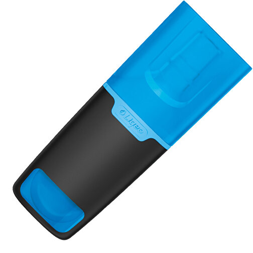 LIQEO HIGHLIGHTER MINI , uma, neonblau, Kunststoff, 7,47cm (Länge), Bild 2