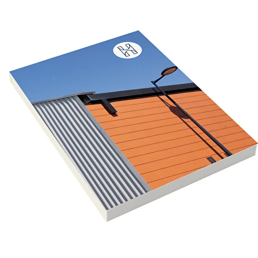 bloc note avec feuilles adhesives et couvert 100 x 97 mm, impression: 4c, Image 1