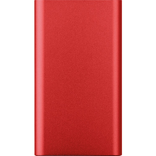 Power&Wireless , rot, Aluminium, 12,00cm x 0,90cm x 6,50cm (Länge x Höhe x Breite), Bild 1