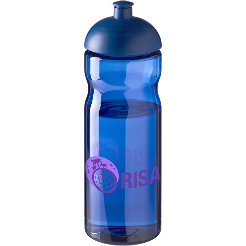 H2O Active® Base 650 Ml Sportflasche Mit Stülpdeckel , blau, PET Kunststoff, 90% PP Kunststoff, 10% TPE Kunststoff, 22,30cm (Höhe), Bild 2