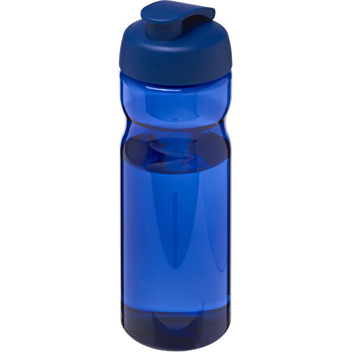 H2O Active® Base 650 Ml Sportflasche Mit Klappdeckel , blau, PET Kunststoff, PP Kunststoff, 22,10cm (Höhe), Bild 1