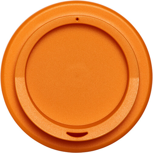 Americano® 350 Ml Isolierbecher Mit Schutzring , schwarz / orange, PP Kunststoff, Silikon Kunststoff, 15,40cm (Höhe), Bild 4