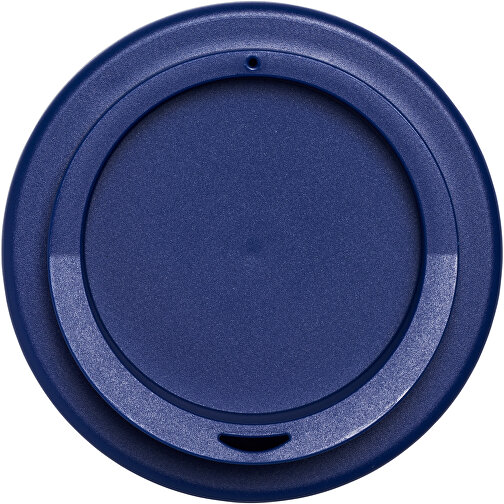 Americano® 350 Ml Isolierbecher Mit Schutzring , schwarz / blau, PP Kunststoff, Silikon Kunststoff, 15,40cm (Höhe), Bild 3