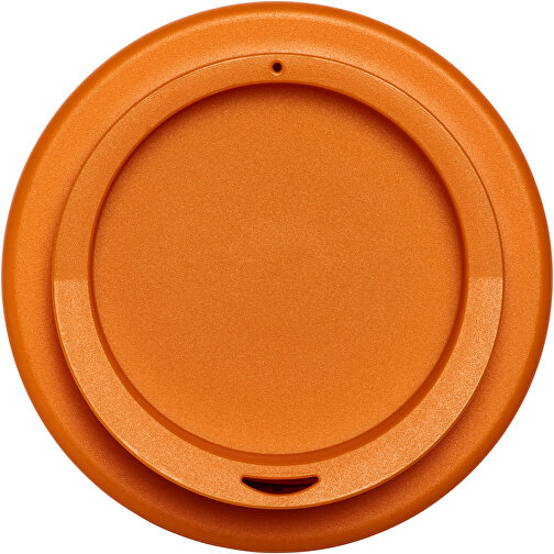 Americano® 350 Ml Isolierbecher , schwarz / orange, PP Kunststoff, 15,40cm (Höhe), Bild 3