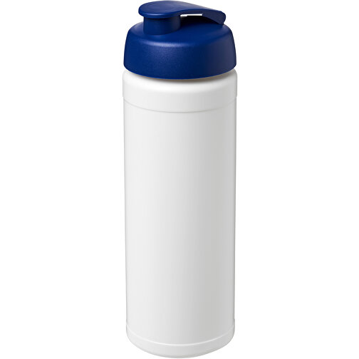 Baseline® Plus 750 Ml Flasche Mit Klappdeckel , weiß / blau, HDPE Kunststoff, PP Kunststoff, 23,60cm (Höhe), Bild 1