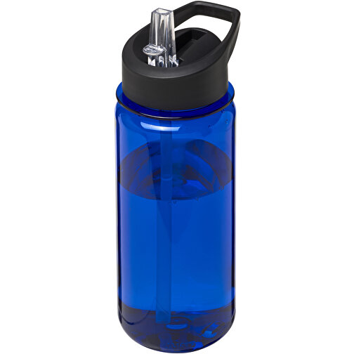 Octave Tritan™ 600 Ml Sportflasche Mit Ausgussdeckel , blau / schwarz, Tritan™, PP-Kunststoff, 19,90cm (Höhe), Bild 1