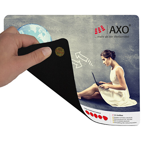 AXOPAD® Mousepad AXOIdent 400, 21 cm rund, 2,3 mm tjockt, Bild 2
