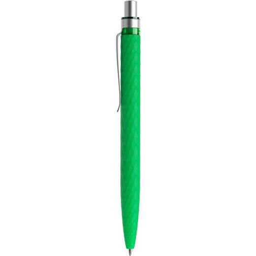 Prodir QS01 Soft Touch PRS Push Kugelschreiber , Prodir, hellgrün/silber satiniert, Kunststoff/Metall, 14,10cm x 1,60cm (Länge x Breite), Bild 2