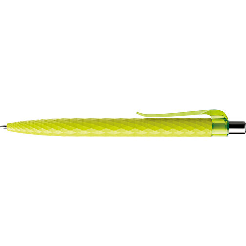Prodir QS01 PMT Push Kugelschreiber , Prodir, gelbgrün/silber poliert, Kunststoff/Metall, 14,10cm x 1,60cm (Länge x Breite), Bild 5