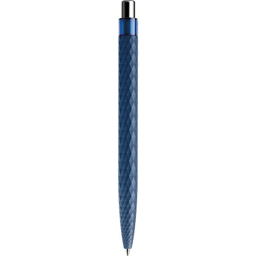 Prodir QS01 PMT Push Kugelschreiber , Prodir, sodalithblau/silber poliert, Kunststoff/Metall, 14,10cm x 1,60cm (Länge x Breite), Bild 3