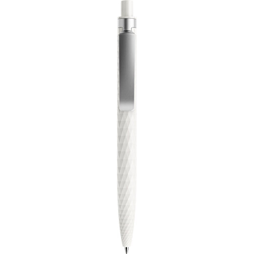 Prodir QS01 PMS Push Kugelschreiber , Prodir, weiss, Kunststoff/Metall, 14,10cm x 1,60cm (Länge x Breite), Bild 1