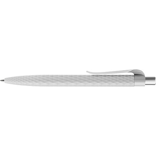 Prodir QS01 PMP Push Kugelschreiber , Prodir, zementgrau/silber satiniert, Kunststoff/Metall, 14,10cm x 1,60cm (Länge x Breite), Bild 5
