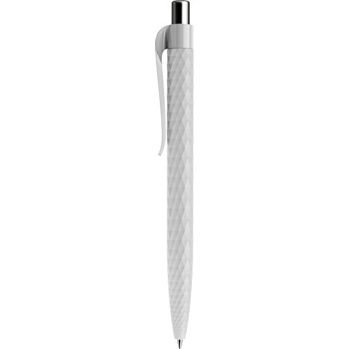 Prodir QS01 PMP Push Kugelschreiber , Prodir, zementgrau/silber poliert, Kunststoff/Metall, 14,10cm x 1,60cm (Länge x Breite), Bild 2