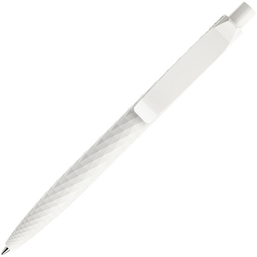 Prodir QS01 PMP Push Kugelschreiber , Prodir, weiß, Kunststoff, 14,10cm x 1,60cm (Länge x Breite), Bild 4