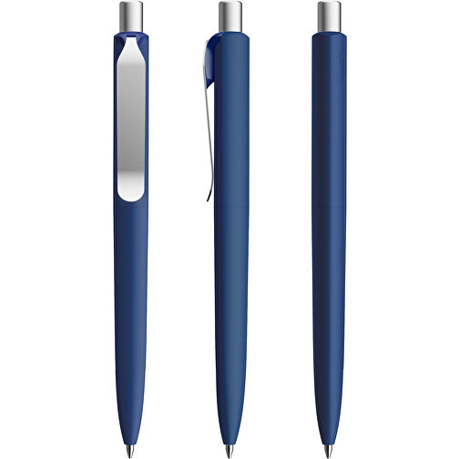 Prodir DS8 PSR Push Kugelschreiber , Prodir, sodalithblau/silber satiniert, Kunststoff/Metall, 14,10cm x 1,50cm (Länge x Breite), Bild 6