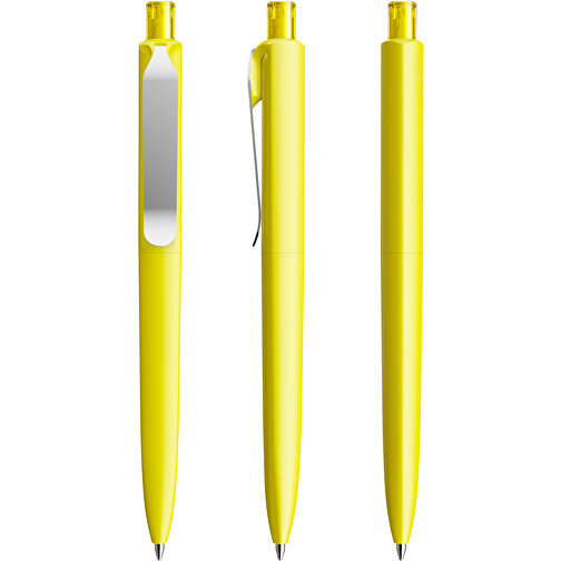 Prodir DS8 PSM Push Kugelschreiber , Prodir, lemon/silber, Kunststoff/Metall, 14,10cm x 1,50cm (Länge x Breite), Bild 6