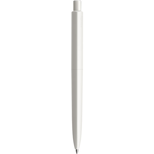 Prodir DS8 PSM Push Kugelschreiber , Prodir, weiss/silber, Kunststoff/Metall, 14,10cm x 1,50cm (Länge x Breite), Bild 3