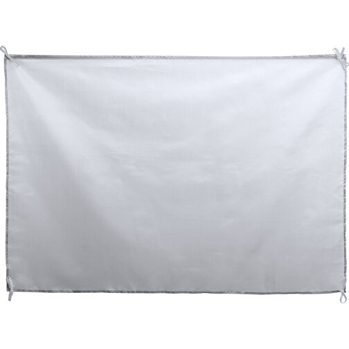 Fahne DAMBOR , weiss, Polyester, 100,00cm x 70,00cm (Länge x Breite), Bild 1