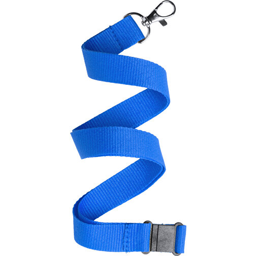 Schlüsselband KAPPIN , blau, Polyester, 2,00cm x 50,00cm (Länge x Breite), Bild 1