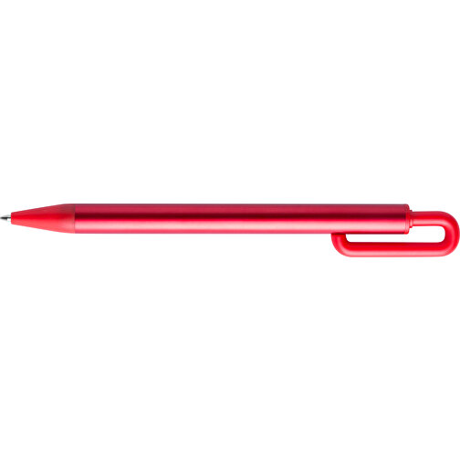 Kugelschreiber XENIK , rot, Aluminium, 1,70cm x 1,00cm x 14,80cm (Länge x Höhe x Breite), Bild 3