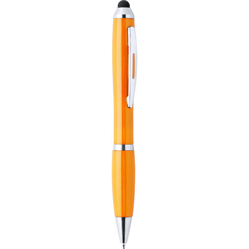 Kugelschreiber Pointer ZERIL , orange, Kunststoff, 14,00cm (Breite), Bild 1
