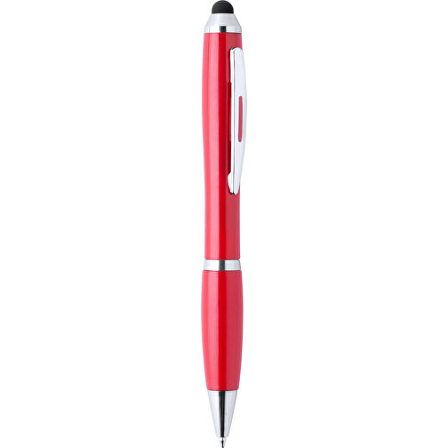 Kugelschreiber Pointer ZERIL , rot, Kunststoff, 14,00cm (Breite), Bild 1