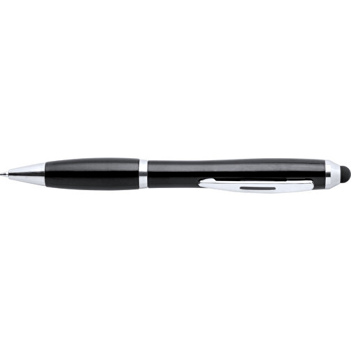 Kugelschreiber Pointer ZERIL , schwarz, Kunststoff, 14,00cm (Breite), Bild 3