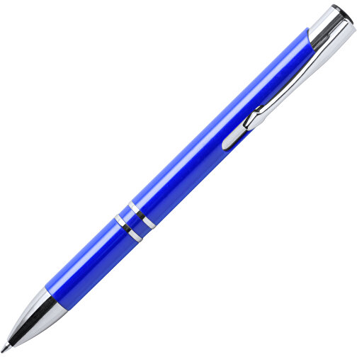 Kugelschreiber YOMIL , blau, Kunststoff, 13,70cm (Breite), Bild 2