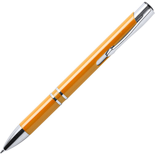 Kugelschreiber YOMIL , orange, Kunststoff, 13,70cm (Breite), Bild 2