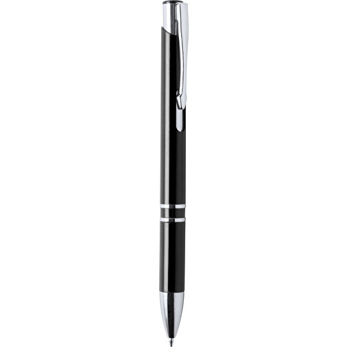 Kugelschreiber YOMIL , schwarz, Kunststoff, 13,70cm (Breite), Bild 1
