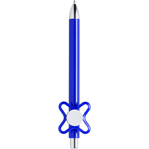 Kugelschreiber KARSOL , blau, Kunststoff, 3,90cm x 1,90cm x 13,90cm (Länge x Höhe x Breite), Bild 1