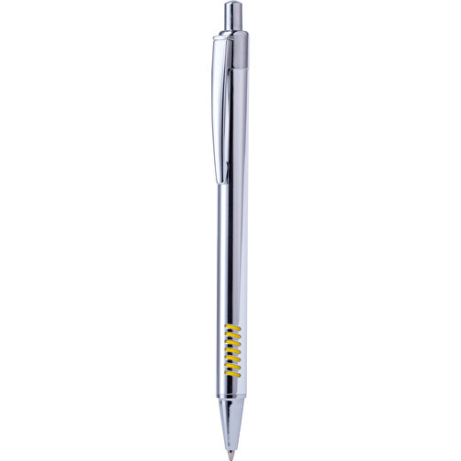 Kugelschreiber PLODER , gelb, Aluminium, 14,00cm (Breite), Bild 1
