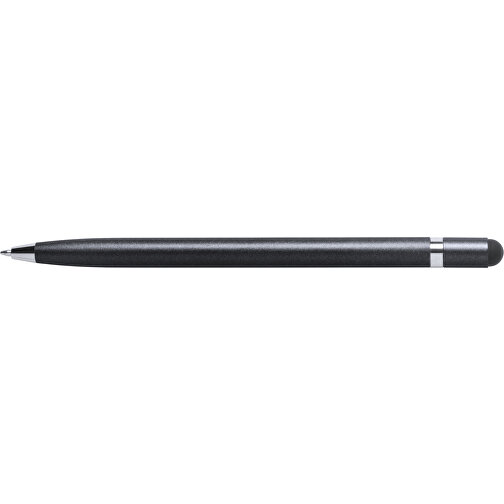 Kugelschreiber Pointer MULENT , schwarz, Aluminium, 14,10cm (Breite), Bild 3