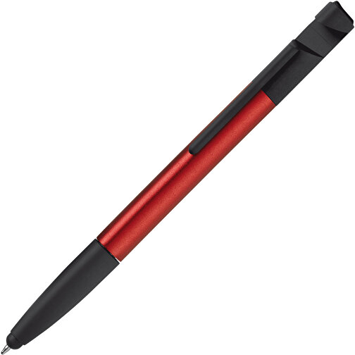 Multifunktionaler Kugelschreiber 6-in-1 , dunkelrot, Aluminium, 15,70cm (Länge), Bild 2