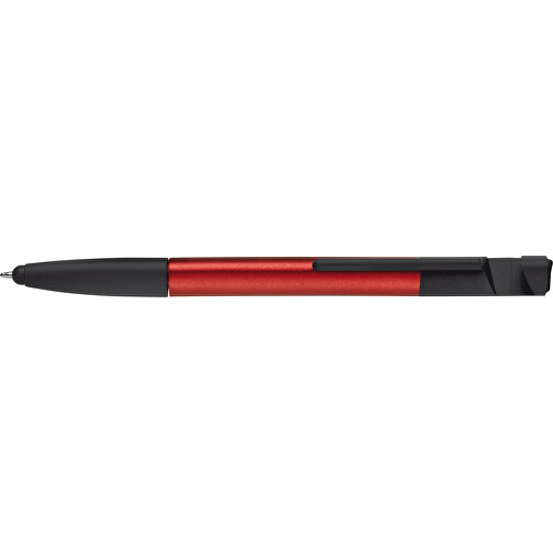 Multifunktionaler Kugelschreiber 6-in-1 , dunkelrot, Aluminium, 15,70cm (Länge), Bild 3