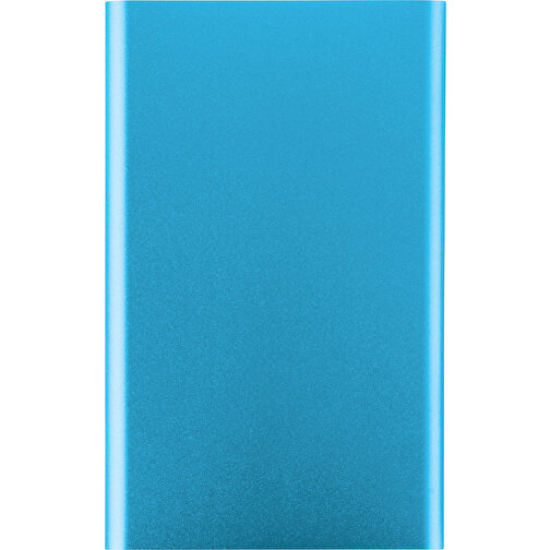 Powerbank Slim 4000mAh , hellblau, Aluminium, 11,00cm x 1,00cm x 6,80cm (Länge x Höhe x Breite), Bild 1