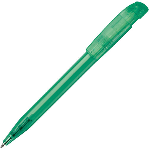 Kugelschreiber S45 Clear Transparent , transparent dunkelgrün, ABS, 13,80cm (Länge), Bild 2