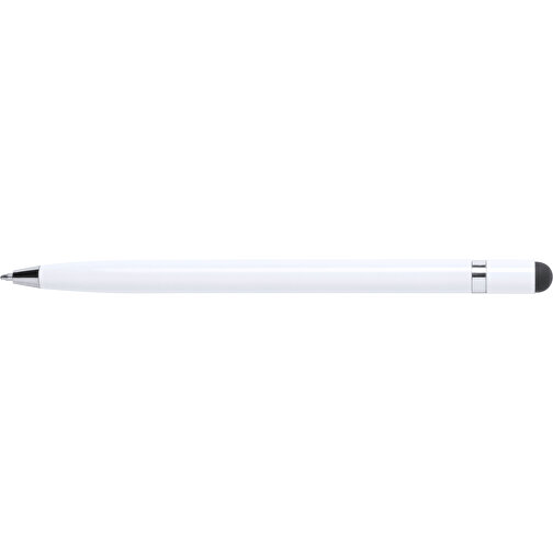 Kugelschreiber Pointer MULENT , weiß, Aluminium, 14,10cm (Breite), Bild 3