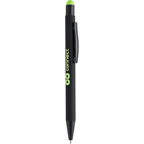 Kugelschreiber Pointer YARET , grün, Aluminium, 14,20cm (Breite), Bild 1