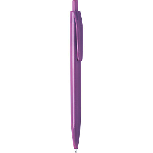 Kugelschreiber BLACKS , lila, Kunststoff, 13,80cm (Breite), Bild 1