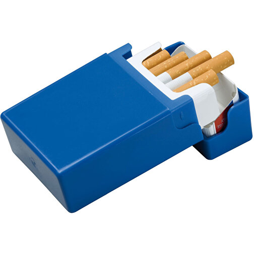 Dose 'Zig-Box' , standard-blau PP, Kunststoff, 6,50cm x 9,50cm x 2,80cm (Länge x Höhe x Breite), Bild 1